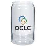 Promotional Beverage Glasses - Can Shaped Glass - 16 oz.
