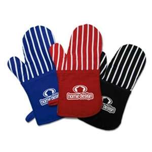 Custom Promotional Oven Mitt with Stripes