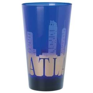 Custom Promotional Blue Pint Glass - 16 oz.