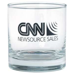 Custom Promotional Clear Glass Executive Tumbler - 11 oz.