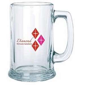 Custom Promotional Clear Glass Stein - 15 oz.