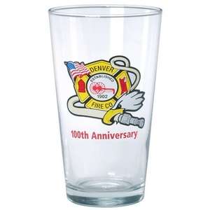 Clear Pint Glass - 16 oz.