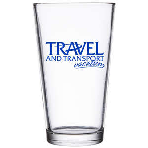 Custom Promotional Clear Pint Glass - 16 oz.