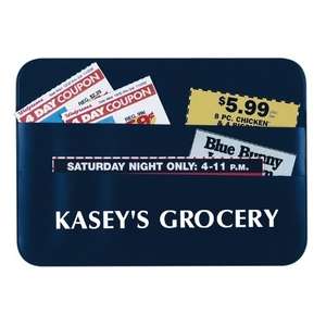 Custom Promotional Coupon Holder with Magnetic Back
