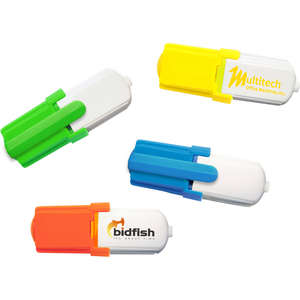 Custom Promotional Mini Max Highlighter - White Body