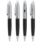 Promotional Executive Pens - BIC Carbon Fiber Twist Ballpoint
