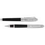 Business Rollerball Pens - Leather Two-Piece Roller