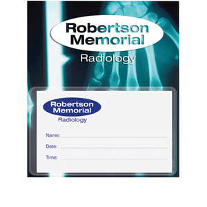 20 mil Business Card Magnet with Card Holder White