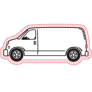 Custom Promotional Custom Shape Magnets - 6.01 to 8 Square Inches, 20 mil