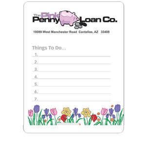 20 mil Dry Erase Magnet - 4"W x 5-1/4"H  White