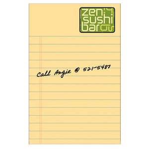 Custom Promotional 20 mil Dry Erase Magnet - 5-1/4"W x 8"H 