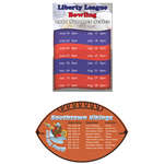 Wholesale Sports Magnets - Rectangle Schedule Magnets - 20 mil