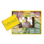 Imprinted Picture Frame Magnets - Picture Frame Magnets - Rectangle and Rectangle Calendar, 30 mil
