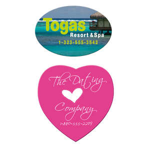Custom Promotional Medium Stock Shape Magnets - Oval, 30 mil