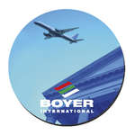 Customized Soft Surface/Fabric Mouse Pads - Fabric Surface Mouse Pads, Standard Sizes - 8" Round x 1/8" Thickness