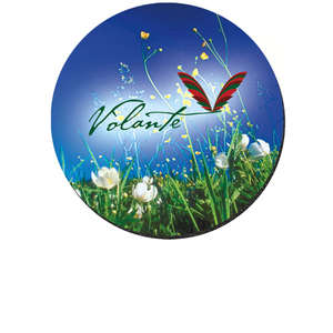 Custom Promotional Fabric Surface Coasters - 3-1/2" Round x 1/4" Thickness