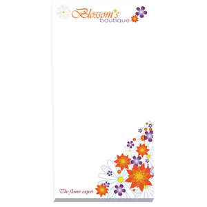 Custom Promotional Ecolutions 3" x 6" Non-Adhesive Scratch Pads - 25 Sheet Pad