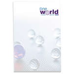 Promotional Adhesive Notepads - Ecolutions 4" x 6" Non-Adhesive Scratch Pads - 25 Sheet Pad