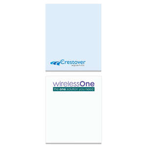 Custom Promotional Ecolutions 2-1/2" x 3" Adhesive Notepads - 100 sheet pad