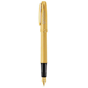Sheaffer Prelude 22K Gold Plated Fountain Pen  Gold