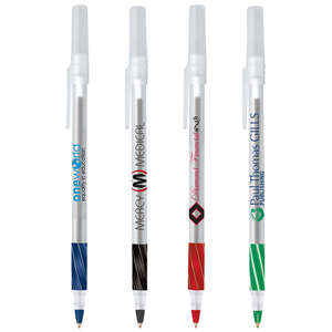 BIC Ultra Round Stic Grip Clear Frosted