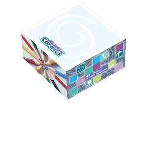 Ecolutions Adhesive Cubes - 3" x 3" x 1-1/2" White