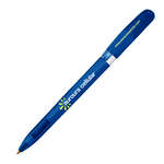 Custom Click Pens - BIC Pivo Clear Chrome