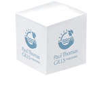 Promotional Note Cubes - BIC Value Non-Adhesive Cubes - 3" x 3" x 3"