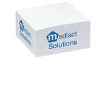 Business Note Cubes - BIC Value Non-Adhesive Cubes - 3-1/2" x 3-1/2" x 1-3/4"