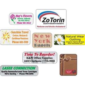 Custom Promotional Roll Labels - Rectangular, 3" x 4"