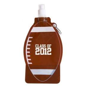 HydroPouch 16 oz. Football Collapsible Water Bottle 