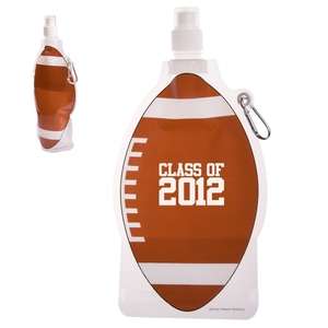 Custom Promotional HydroPouch 16 oz. Football Collapsible Water Bottle