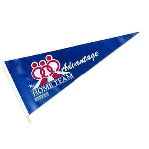 Custom Promotional Vinyl Pennant - 22" x 9-1/2"