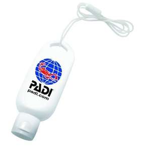 Custom Promotional SPF 30 Sunscreen with Lanyard