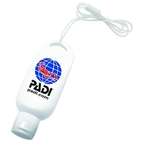 Personalized Travel & Personal Care Items - SPF 30 Sunscreen with Lanyard