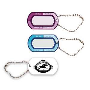 Ultraviolet Meter Tag - 4-1/2" Ball Chain 