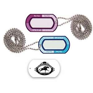 Custom Promotional Ultraviolet Meter Tag - 23-1/2" Ball Chain