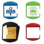 Imprinted Memo Holders & Dispensers - Sticky Note Magnetic Clip