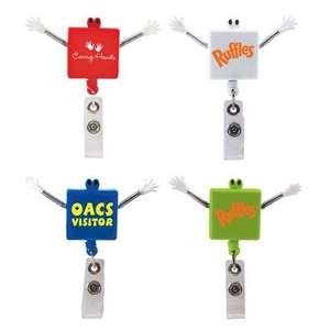 Custom Promotional Googly-Eyed Square Badge Holder