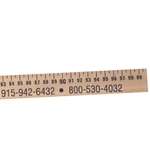 Personalized Rulers - Meterstick - Natural Finish