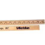 Customized Rulers - Meterstick - Natural Finish, English and Metric Scales
