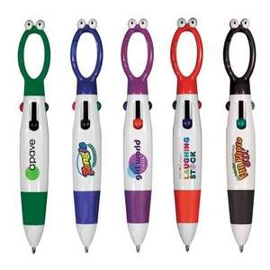 Custom Promotional Googly-Eyed 4-Color Pen - Full Color Digital