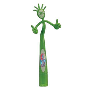 Custom Promotional Thumbs-Up Bend-A-Pen - Full Color Digital
