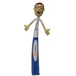 Imprinted Novelty Pens - Doctor Bend-A-Pen - Full Color Digital