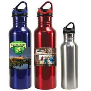 24 oz. Stainless Steel Quest Bottle - Full Color Digital 