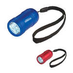 Personalized Flashlights, Knives & Tools - Aluminum Small Stubby LED Flashlight with Strap