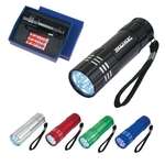 Promotional Flashlights - Aluminum LED Flashlight with Strap