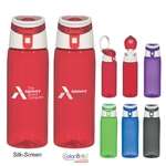 Promotional Drinkware - 24 Oz. Flip Top Sports Bottle