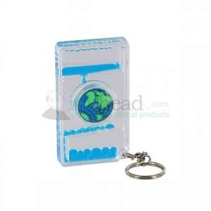 Custom Promotional World On The Move Key Chain