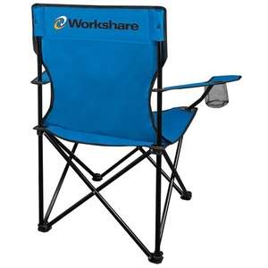 Go-Anywhere Fold-Up Lounge Chair Blue